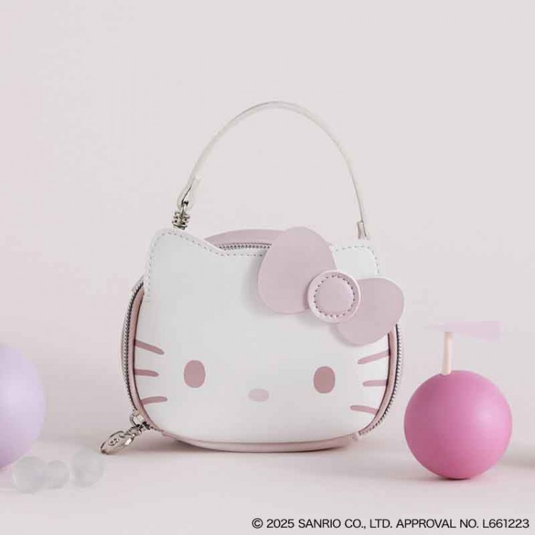 HELLO KITTY × BRILMY リップが縦に収納できる ズボラに優しいミニコスメポーチ BOOK PALE PINK ver.  SPECIAL PACKAGE