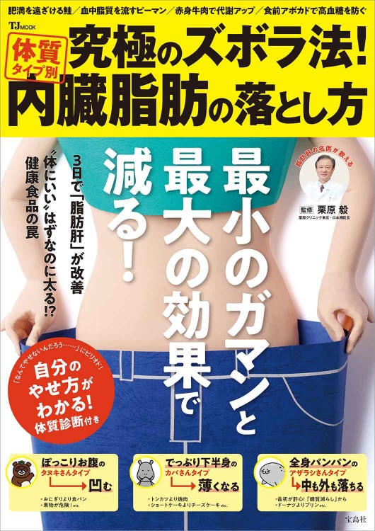究極のズボラ法！ 体質タイプ別内臓脂肪の落とし方