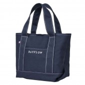 BAYFLOW 収納5ポケット LOGO TOTE BAG BOOK NAVY