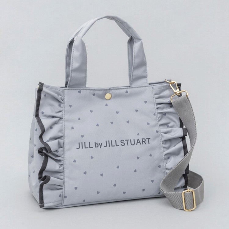JILL by JILL STUART BOOK ハートフリルバッグ GRAY ver.