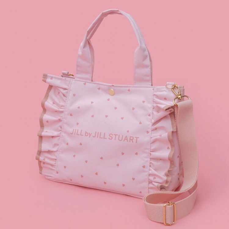 JILL by JILL STUART BOOK ハートフリルバッグ PINK ver.