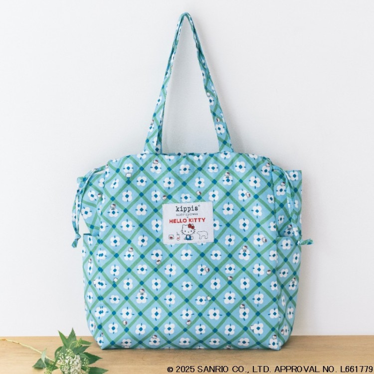 HELLO KITTY×kippis　巾着トートバッグ Lotta BOOK