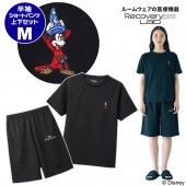 上下セット／Mサイズ 【Disney FANTASIA】疲労回復ウェアBOOK 半袖クルーネック・ショートパンツ Recoverypro Lab. プレミアム　[一般医療機器]