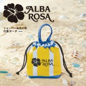 ALBA ROSA ショッパーみたいな巾着ポーチ BOOK