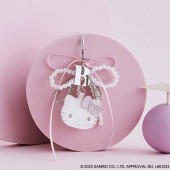 HELLO KITTY × BRILMY いつでもササッとお直しできる ミラー付きビーズストラップ BOOK PALE PINK ver.