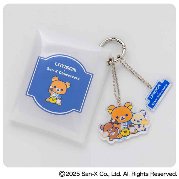 LAWSON×San-X Characters チャーム付きクリアポーチBOOK リラックマver.