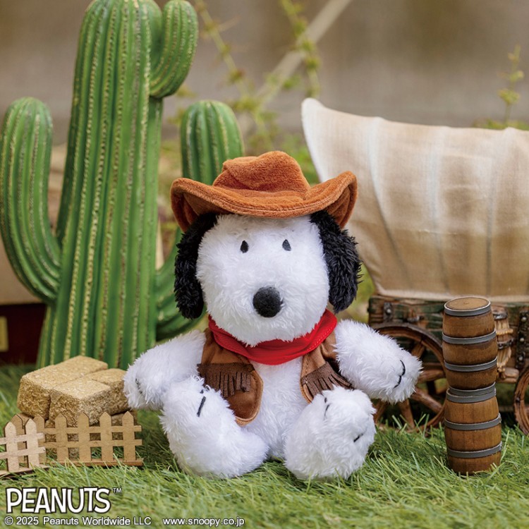SNOOPY 2026 午 カウボーイスヌーピーのぬいぐるみポーチ BOOK