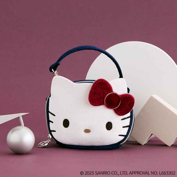 HELLO KITTY × BRILMY リップが縦に収納できる ズボラに優しいミニコスメポーチ BOOK VELOUR HELLO KITTY ver. SPECIAL PACKAGE