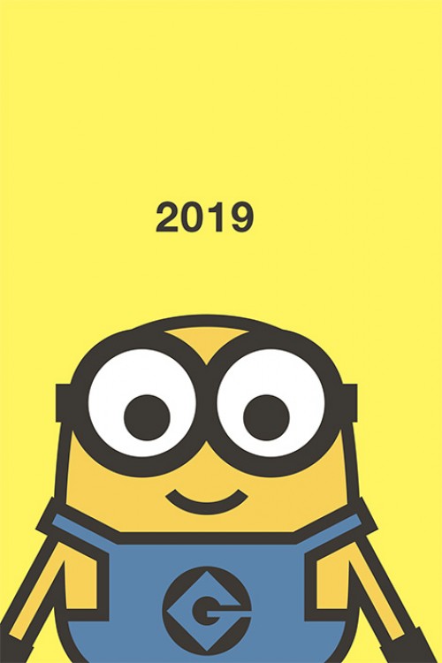 【マンスリータイプ】 MINION 手帳 2019