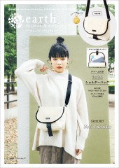 earth music&ecology SHOULDER BAG BOOK BEIGE