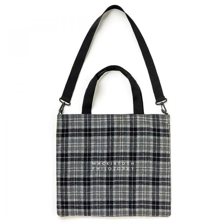 MACKINTOSH PHILOSOPHY 2WAY CHECK TOTE BOOK 