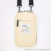 すみっコぐらし スマホショルダーバッグ BEIGE ver.