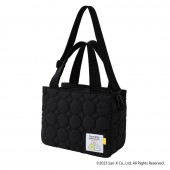 すみっコぐらし キルティングバッグ BLACK ver.