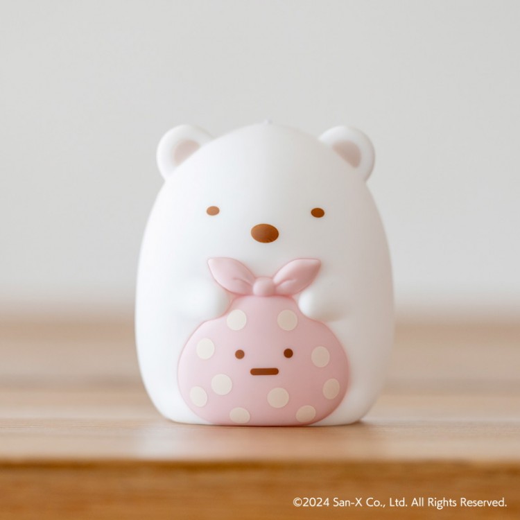 すみっコぐらし おすわりシリコンポーチ しろくま