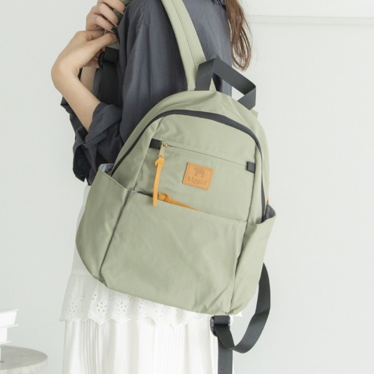 kippis 10ポケットミニリュック セージグリーン