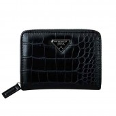 THE SCAPE OF GREEN やみつきサイフ クロコ柄 BLACK