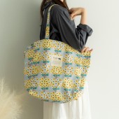 kippis 巾着トートバッグ　Kukkakimppu　イエロー