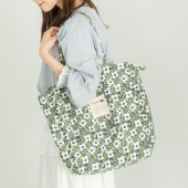 kippis 巾着トートバッグ　Meimi　カーキ