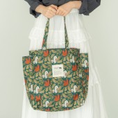 kippis 巾着トートバッグ　Metsän rauha　ブラウン