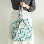 kippis 巾着トートバッグ　Jeti　グレー