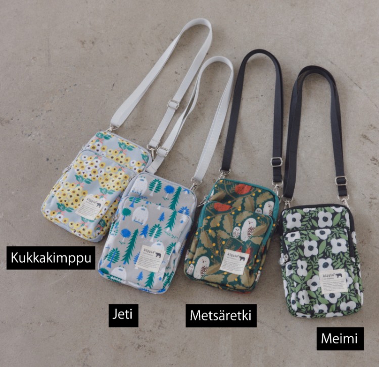 kippis スマホショルダー　Kukkakimppu　イエロー