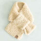 kippis ファーヤーンマフラー　ベージュ